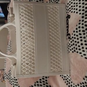 Elegant White Jelly Tote Bag
